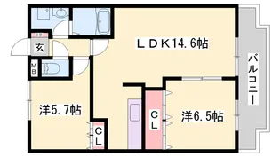 メゾンレフォルテ【1階】の間取り