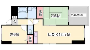 シャトー三和青山【305号室】の間取り