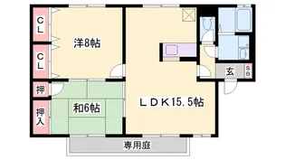 サンアベニュ-【1階】の間取り