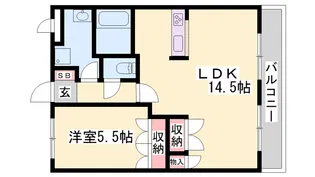 ヴィクトリーステージカンダ【2階】の間取り