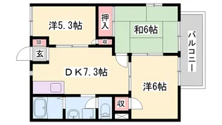 エスポワール【202号室】の間取り