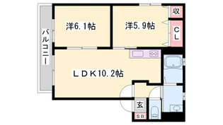 加東市社【2階】の間取り