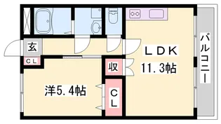 フラワーヒル【2階】の間取り