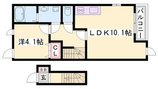シャルマン【205号室】の間取り