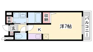 ローゼ プロムナード【202号室】の間取り