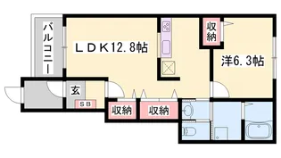 セントポーリアⅡ【1階】の間取り