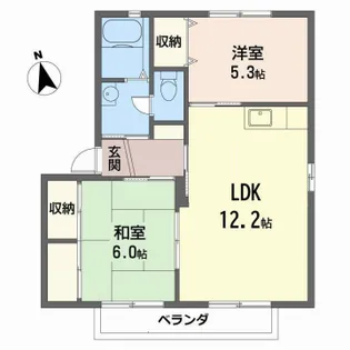 シャーメゾン蒲田【A201号室】の間取り
