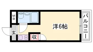 アクシス東加古川【2階】の間取り
