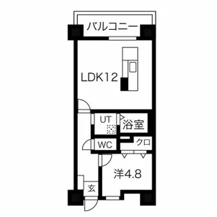 THE MUSE駅前【3階】の間取り