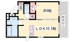 アップフィールド【2階】の間取り