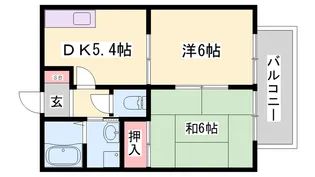 パセオ構【1階】の間取り
