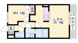 ライブリーレジデンス【1階】の間取り
