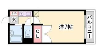 レオパレスソアレ【103号室】の間取り