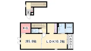 パルWAKAMIYA【2階】の間取り