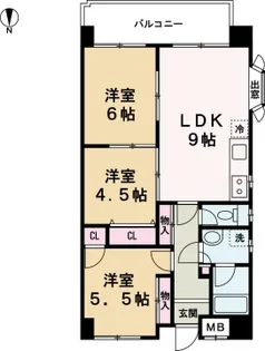 リーベンハイツ【101号室】の間取り