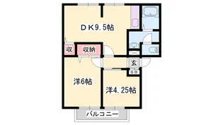 サンライフ芝【1階】の間取り