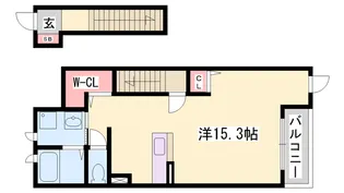 1Rの間取り画像