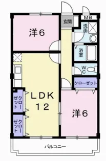 ニュ-マリッチ加古【1階】の間取り