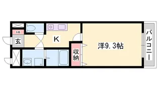 コンフォール【205号室】の間取り