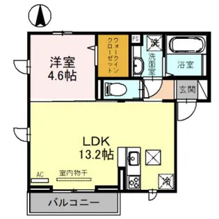 カザ オリーブEAST【2階】の間取り
