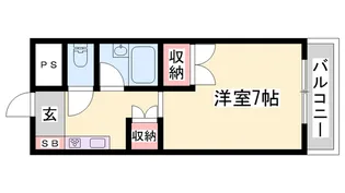 ラ・ポール【2階】の間取り