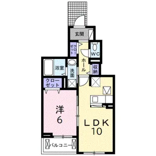 Ensoleille【1階】の間取り