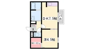 プランドールDAI【2階】の間取り