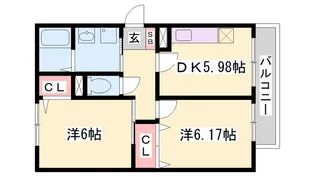 パルティーレ【1階】の間取り