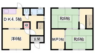 兵庫県加古川市加古川町粟津【一戸建】の間取り