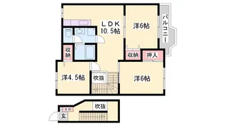 フォレスト【2階】の間取り