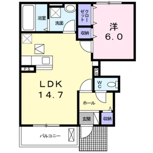 ブリック フェアリーⅢ【1階】の間取り