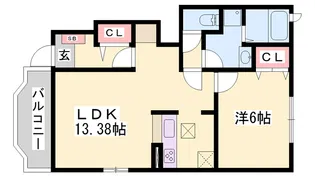 アセント・ヴィラⅡ【1階】の間取り