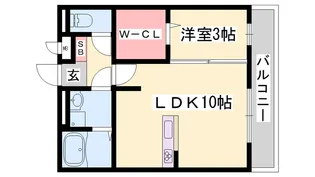 ノア東山 A棟【A105号室】の間取り