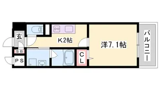 コージーコート【306号室】の間取り
