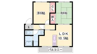 カサ・デ・モリ【1階】の間取り
