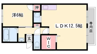 パークハイツ【A202号室】の間取り