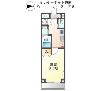 グロリアス【2階】の間取り
