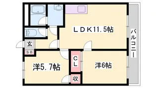 プリマベーラ【1階】の間取り