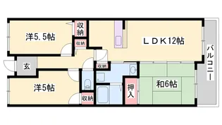 AMA TERRACE KAMAE【2階】の間取り
