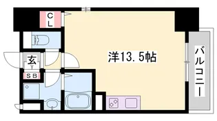 レジデンスh忍町【1階】の間取り
