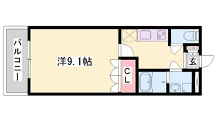 ベルメゾンS【1階】の間取り