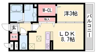 メゾンドールM【1階】の間取り