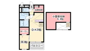 グランツ・ブルⅠ【2階】の間取り