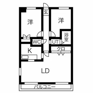 サライブビル【4階】の間取り