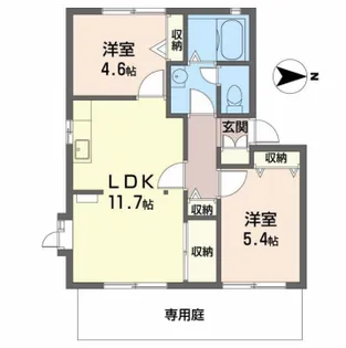 マイハウスK【105号室】の間取り