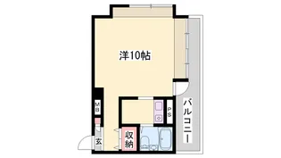 宝殿ヤングパレス【205号室】の間取り