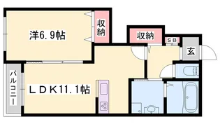 Esperanza【108号室】の間取り