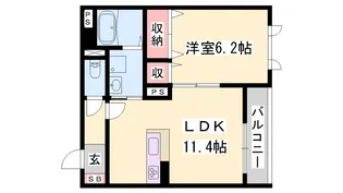 カルムリー福崎C【3階】の間取り