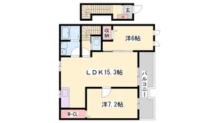ブランシュ【2階】の間取り