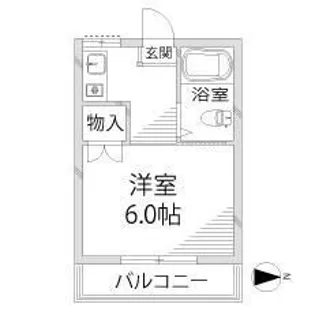 ラフィーネ北八代【4階】の間取り